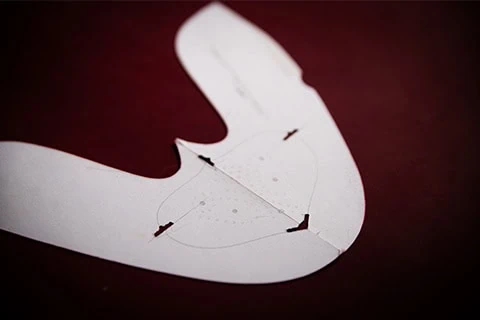Patron papier d’un bout golf chez Carmina Shoemaker